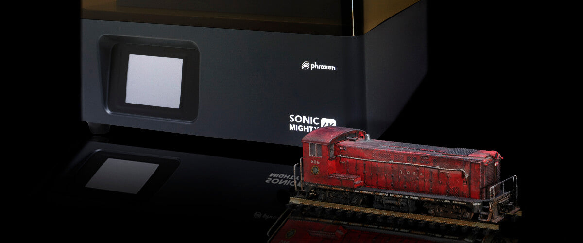 Create 3D Printed Train Models with Sonic Mighty 4K