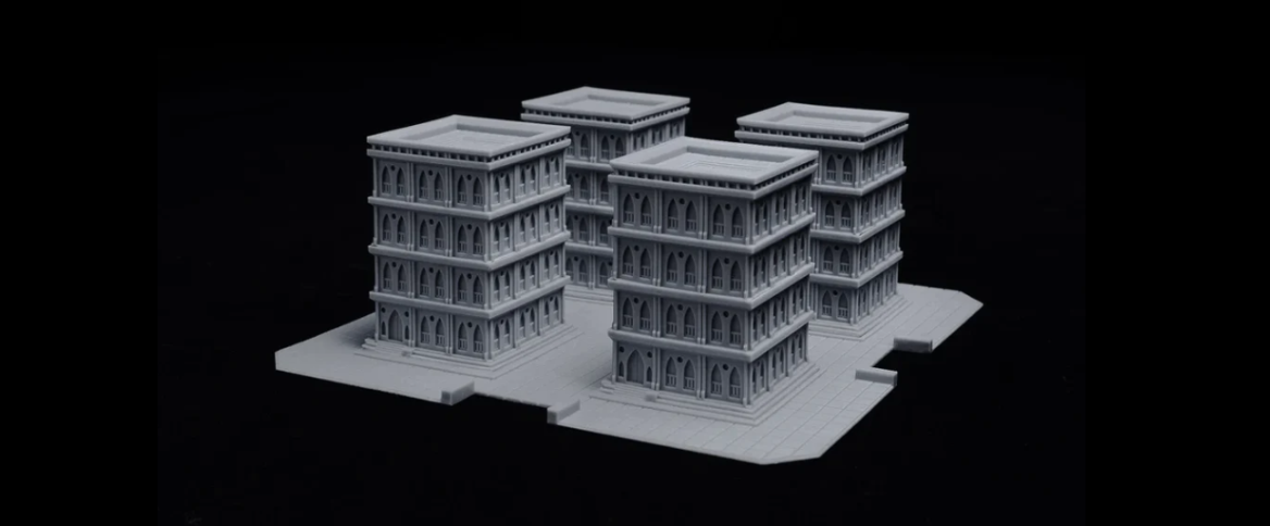 3D printed architectural model