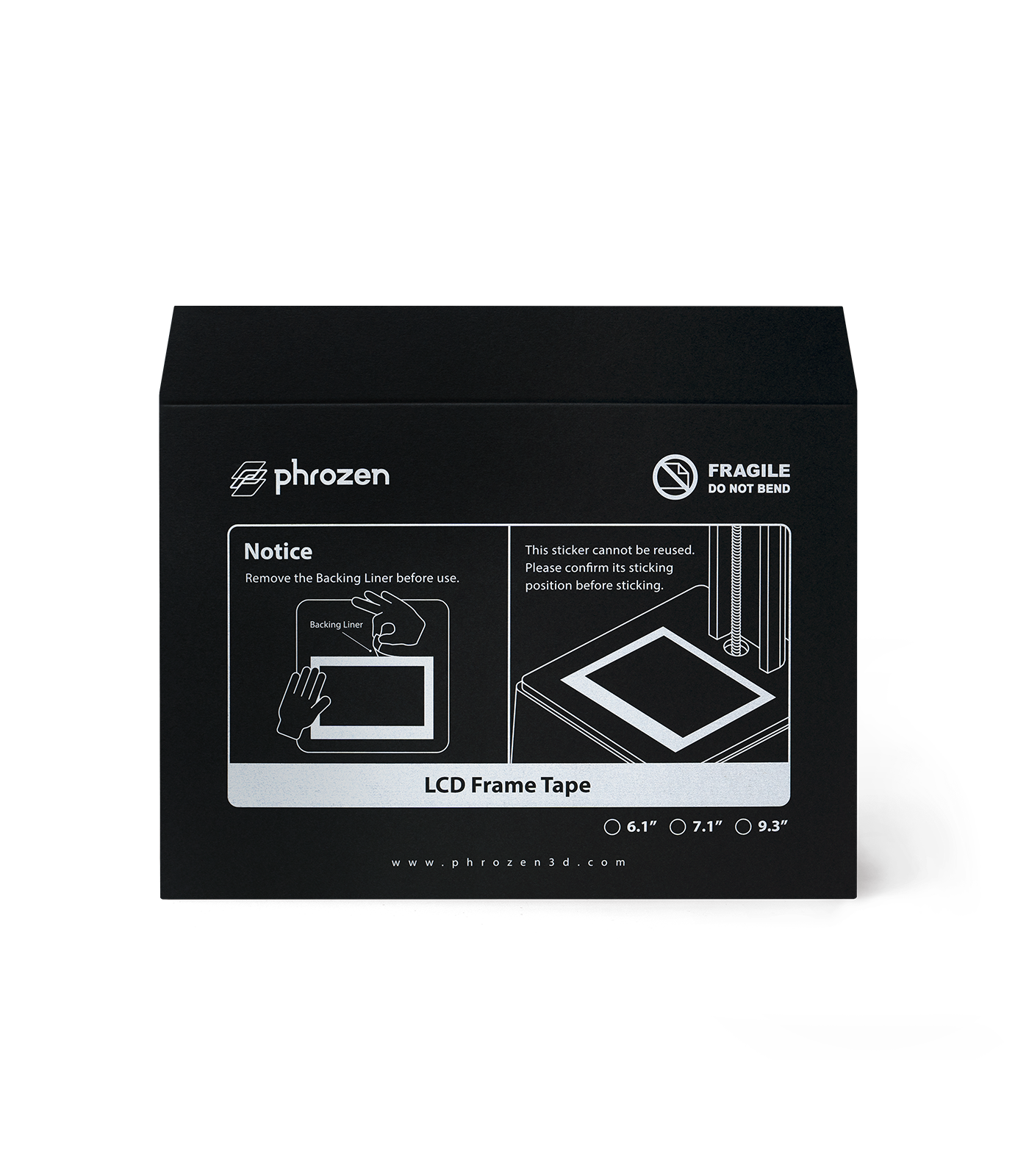 Phrozen LCDフレームテープ