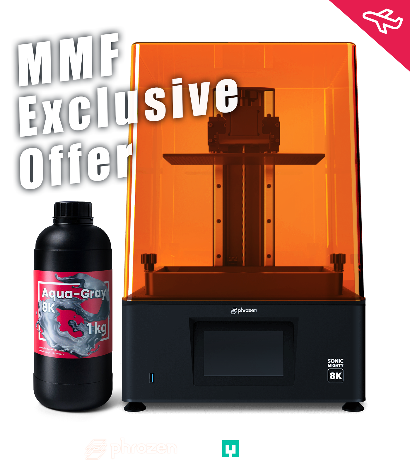 Phrozen Sonic Mighty 8K Resin 3D Printer - MMF Exclusive Offer