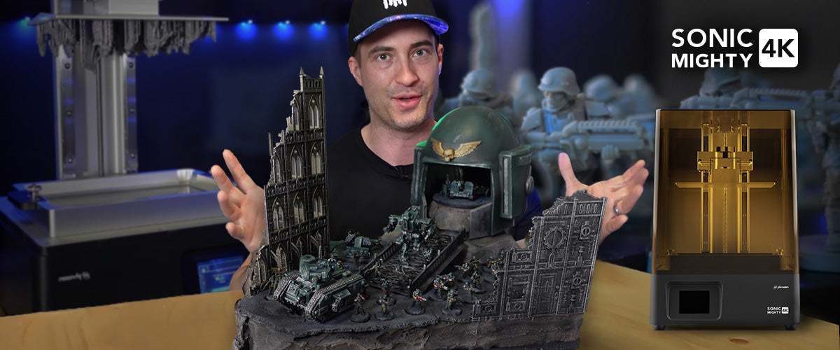 Warhammer 40K Inspired 3D Printed Diorama by Facility D20