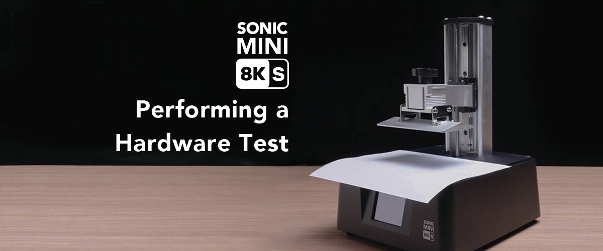 Performing a Hardware Test on the Sonic Mini 8K S