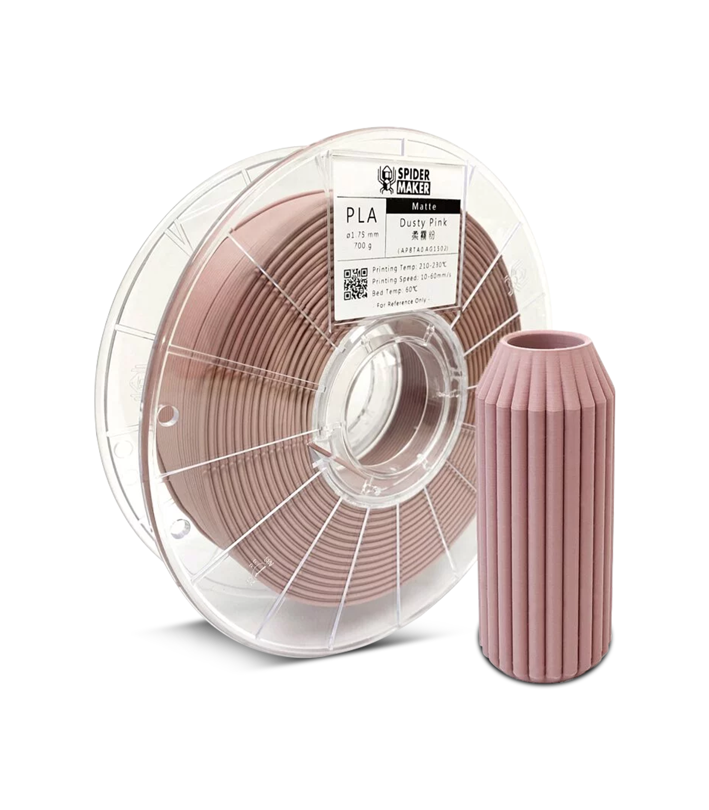 SpiderMaker 3D Matte PLA Filament