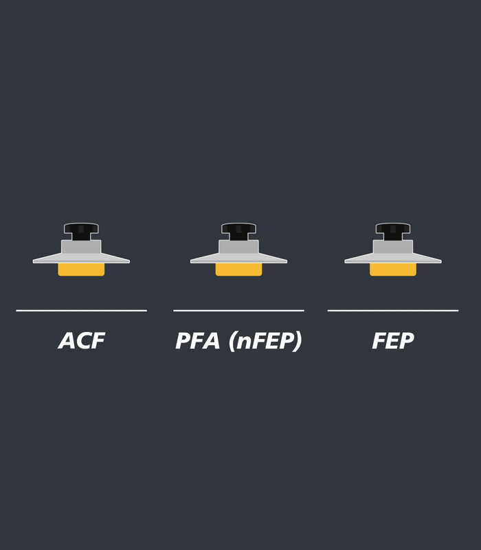 FEP vs PFA vs ACF