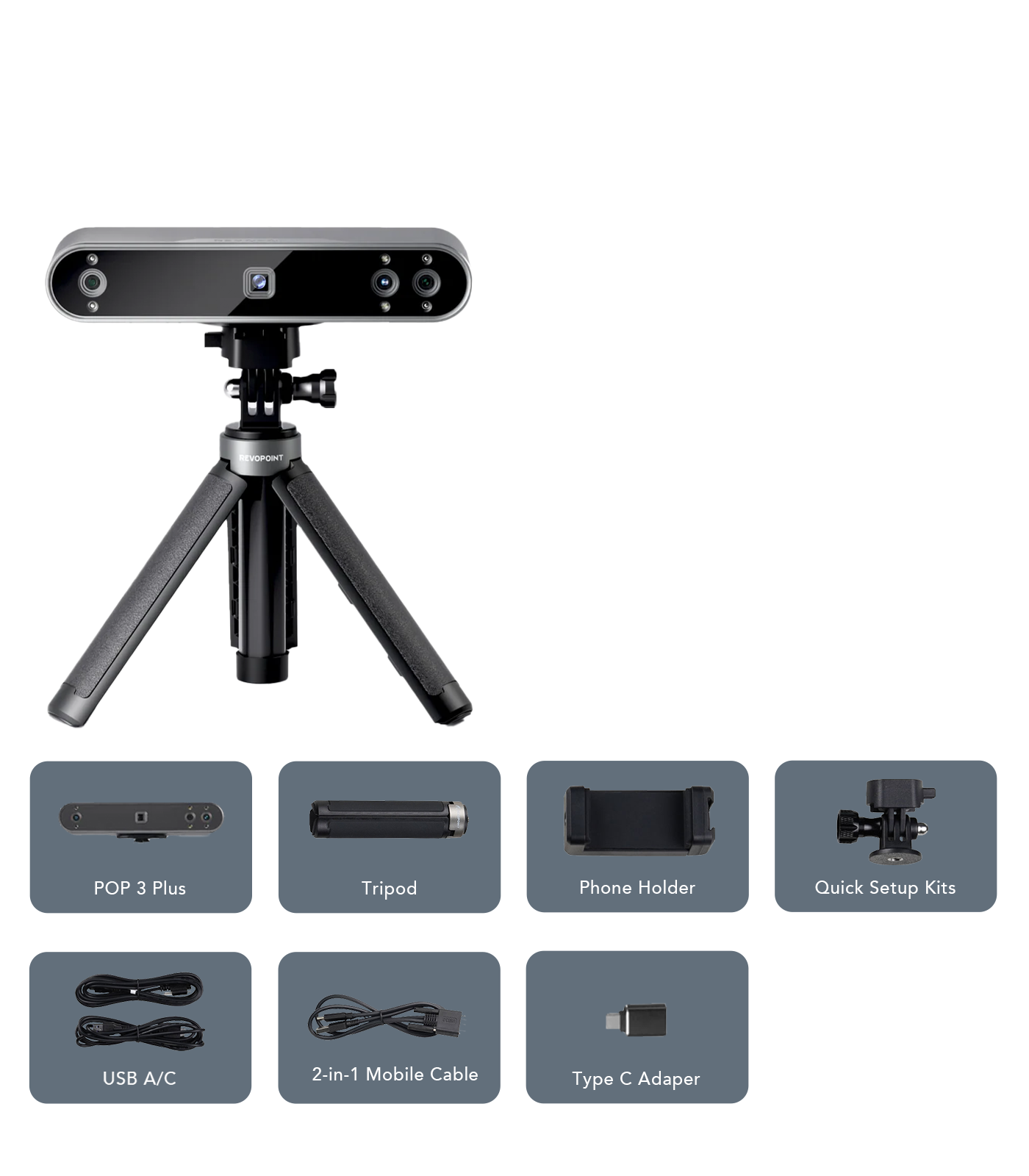 Revopoint POP 3 Plus 3D Scanner Standard Package