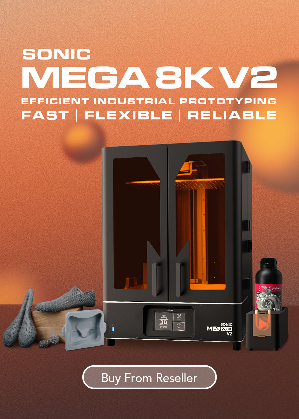 Sonic Mega 8K V2 | Phrozen Technology: Resin 3D Printer Sonic Mega 8K V2 | Phrozen Technology: Resin 3D Printer