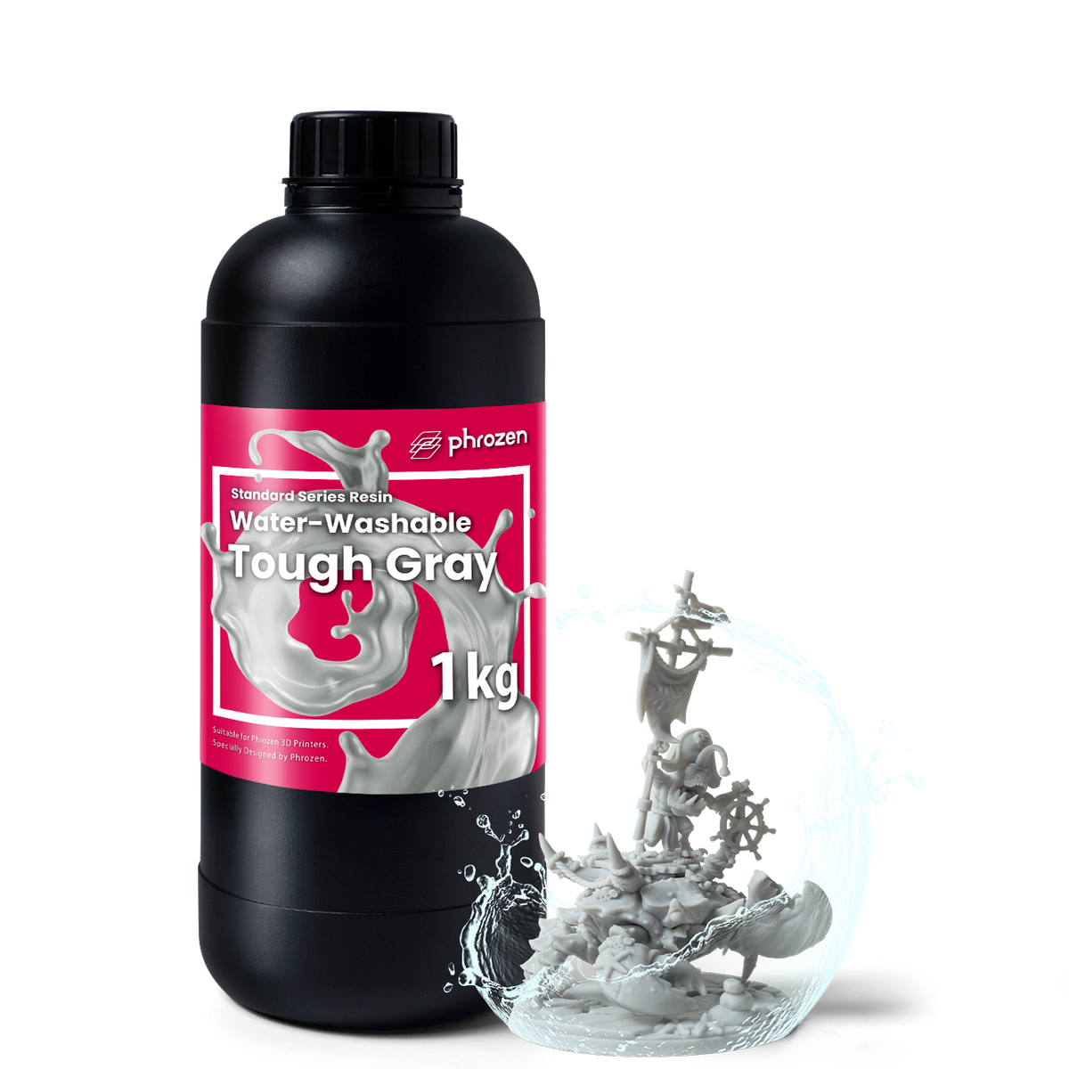 3Dプリンター　レジンカートリッジ Form 3専用】 クリアレジン V4 カートリッジ -Clear Resin V4