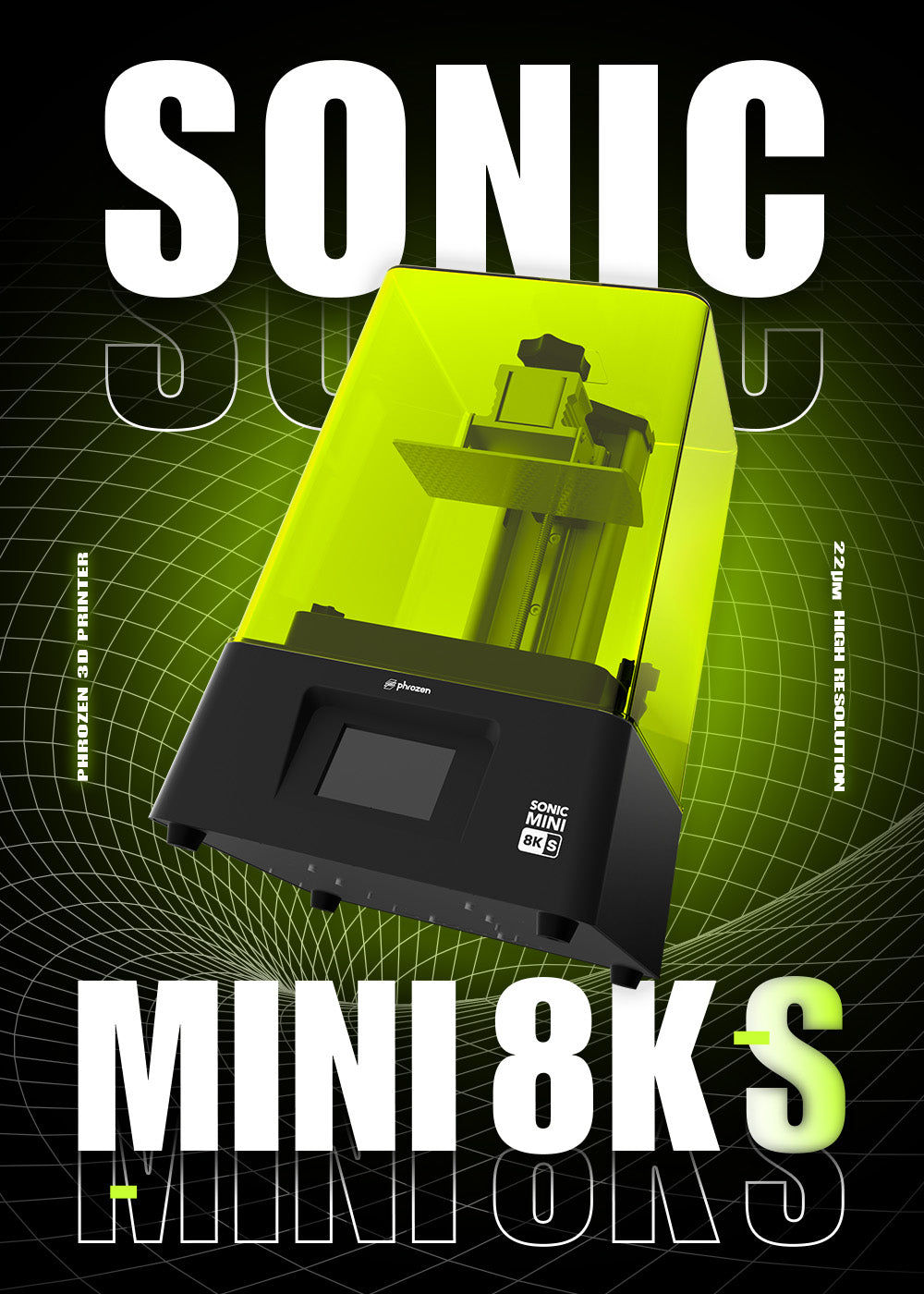 Phrozen Sonic mini 8k 3Dプリンター ソニックミニ ８K Phrozen Sonic Mini Resin 8K 3D Printer | Phrozen Technology: Resin