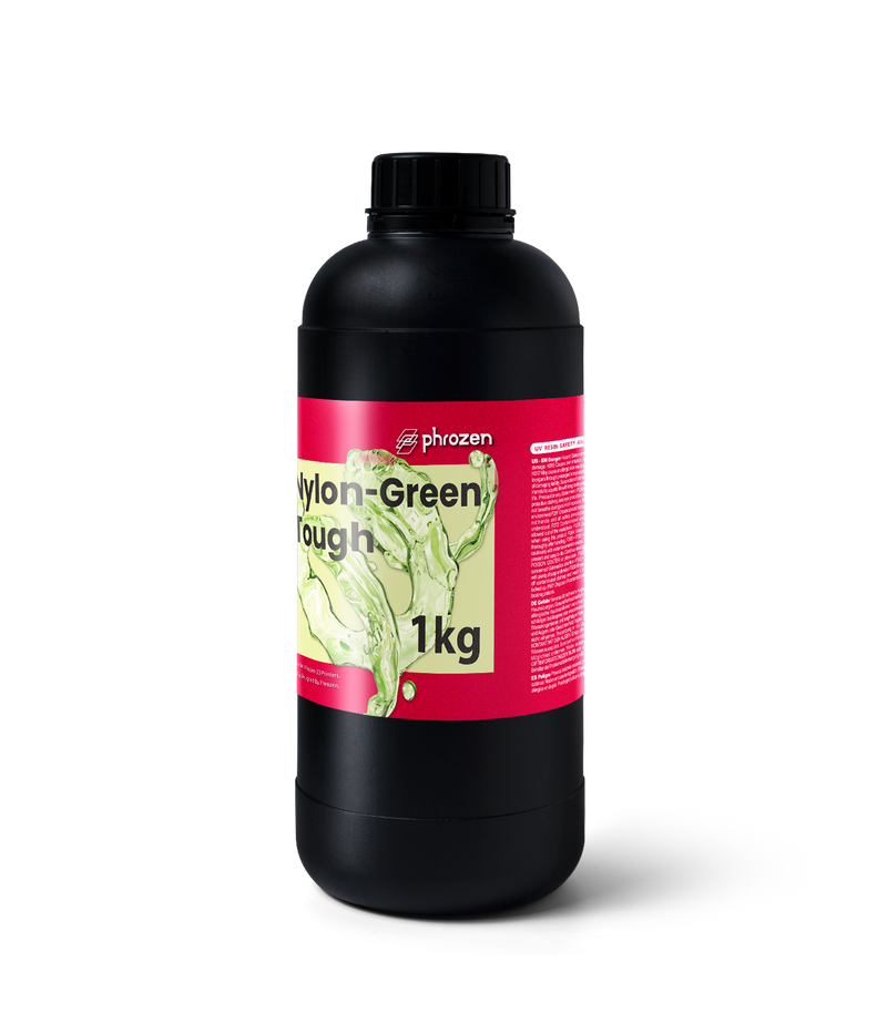 Phrozen Nylon-Green Tough 3D Printing Resin - Perfect for Functional 3D Printed Parts
