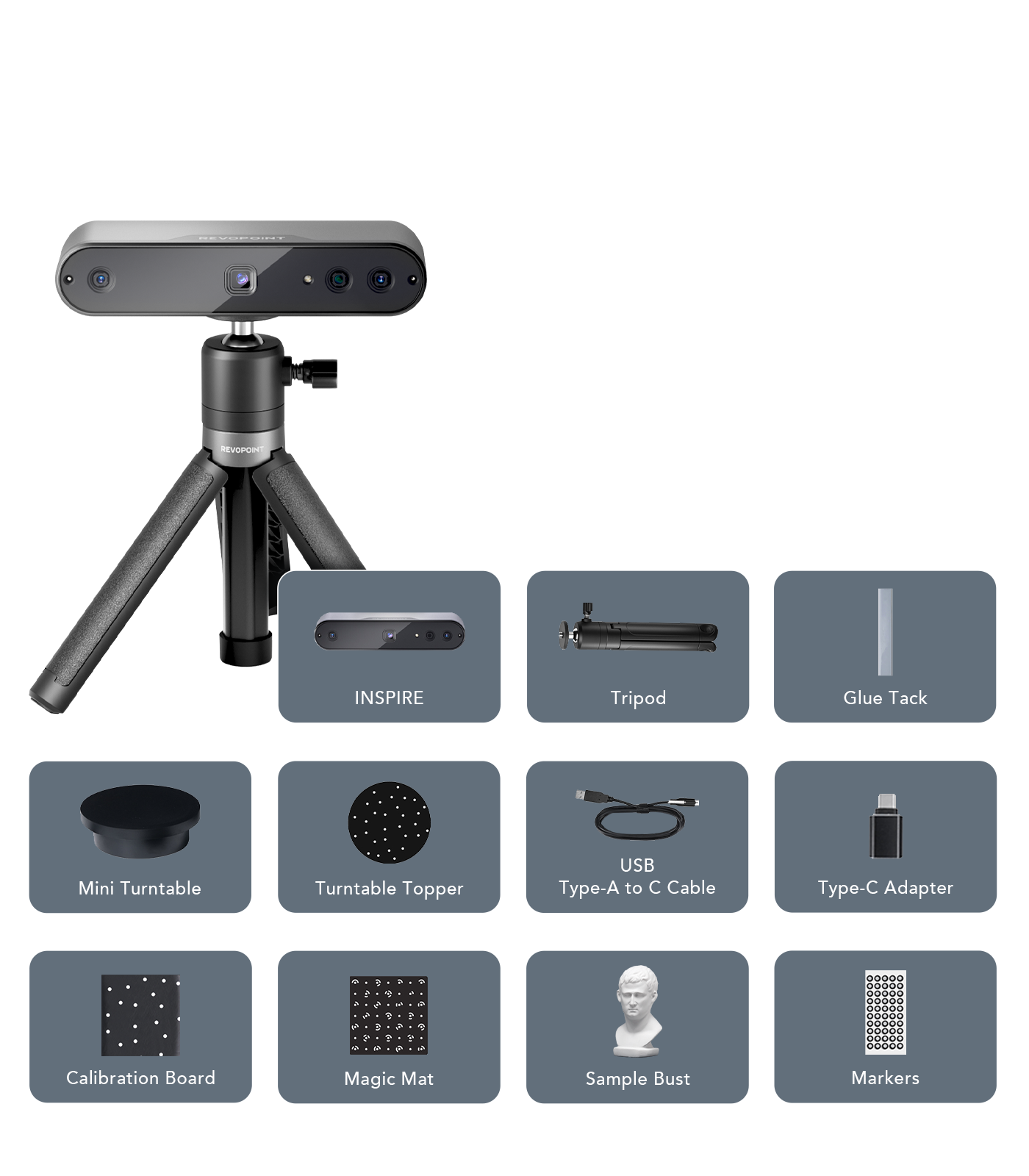 Revopoint INSPIRE Ｍain Package