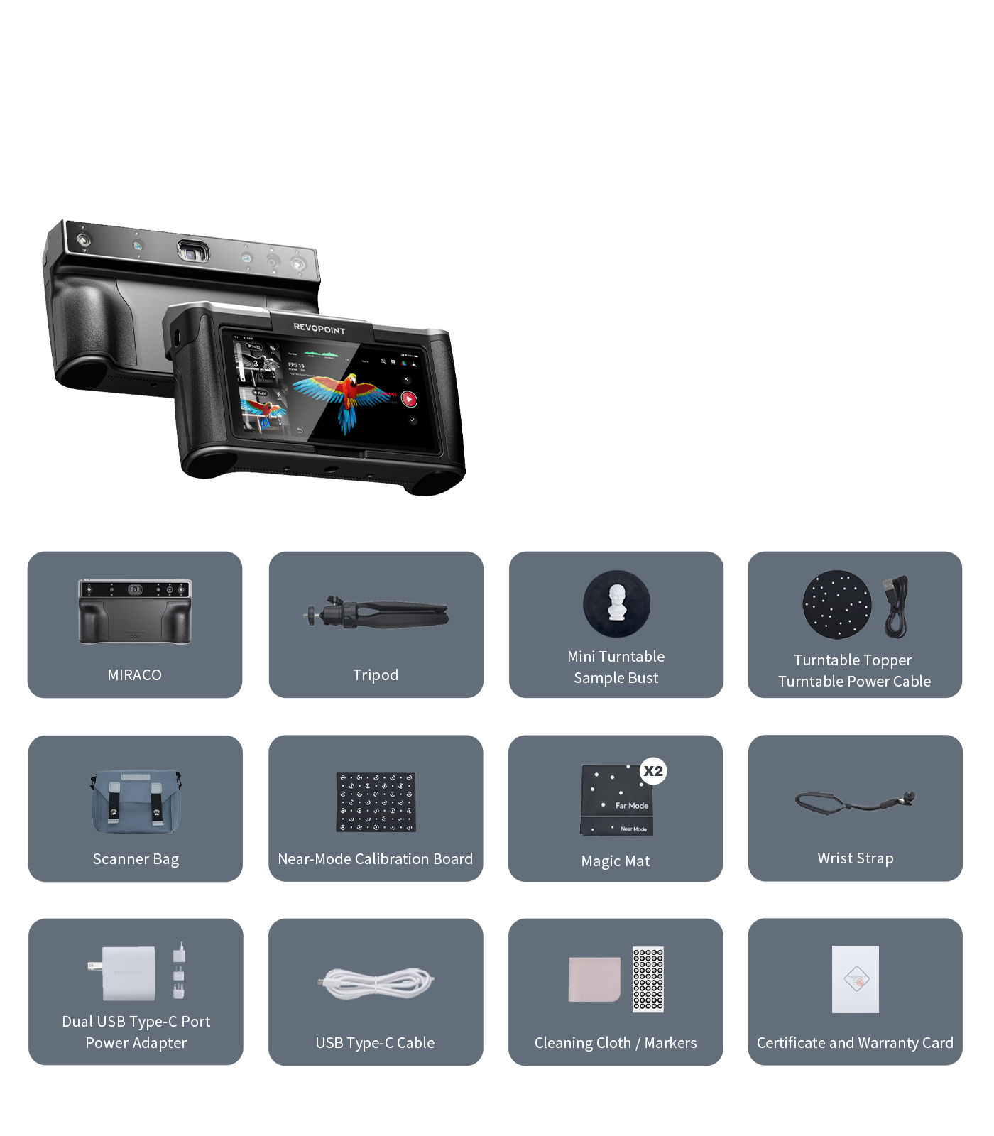 Revopoint MIRACO Package