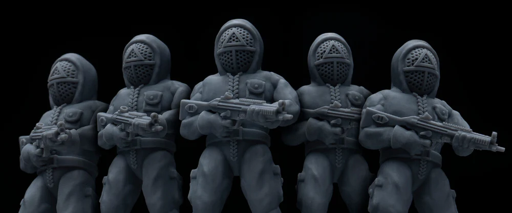 Create Squid Game Characters with Resin 3D Printing