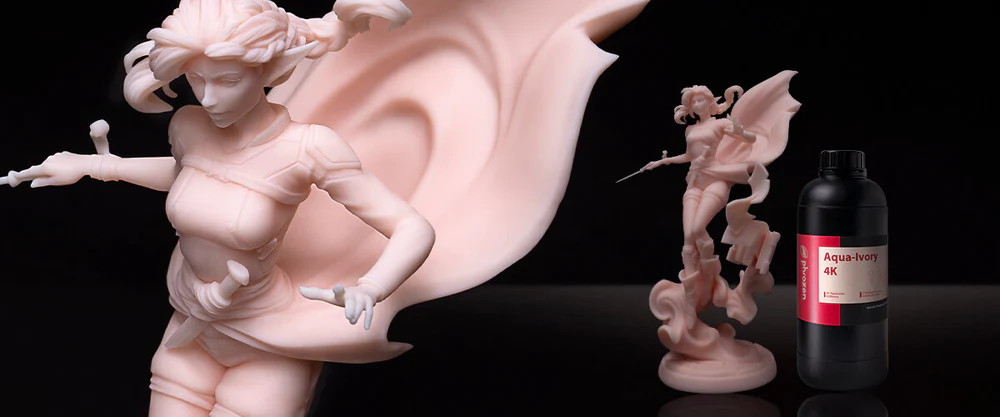 5 Delicate 3D Models You Can Create with Aqua-Ivory 4K Resin