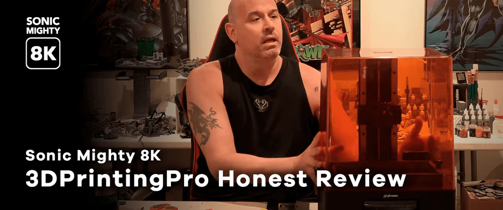 Phrozen Technology | Sonic Mighty 8K's Honest Review by 3DPrintingPro