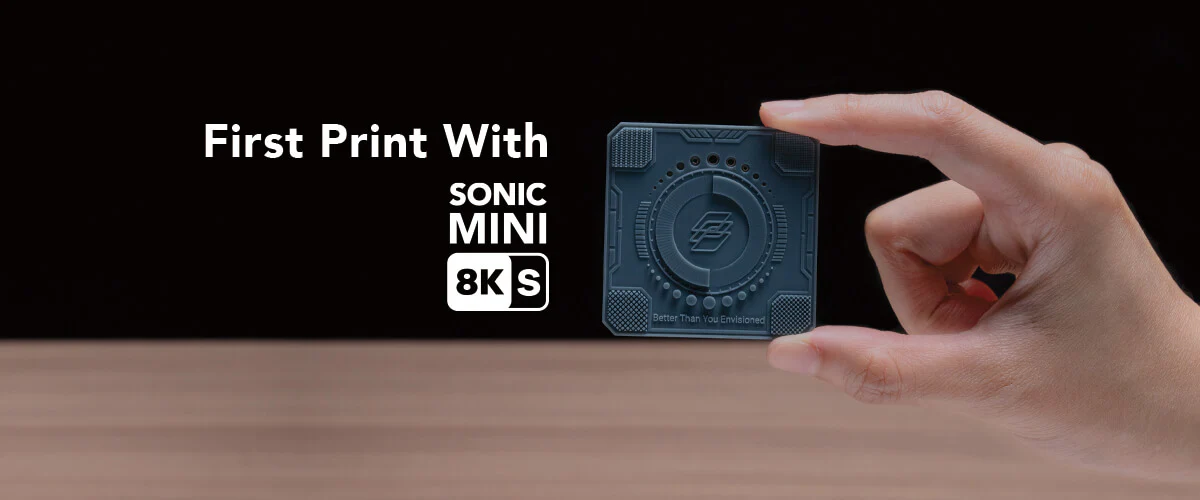 Sonic Mini 8K S：Sonic Mini 8K Sで初めての3Dプリント