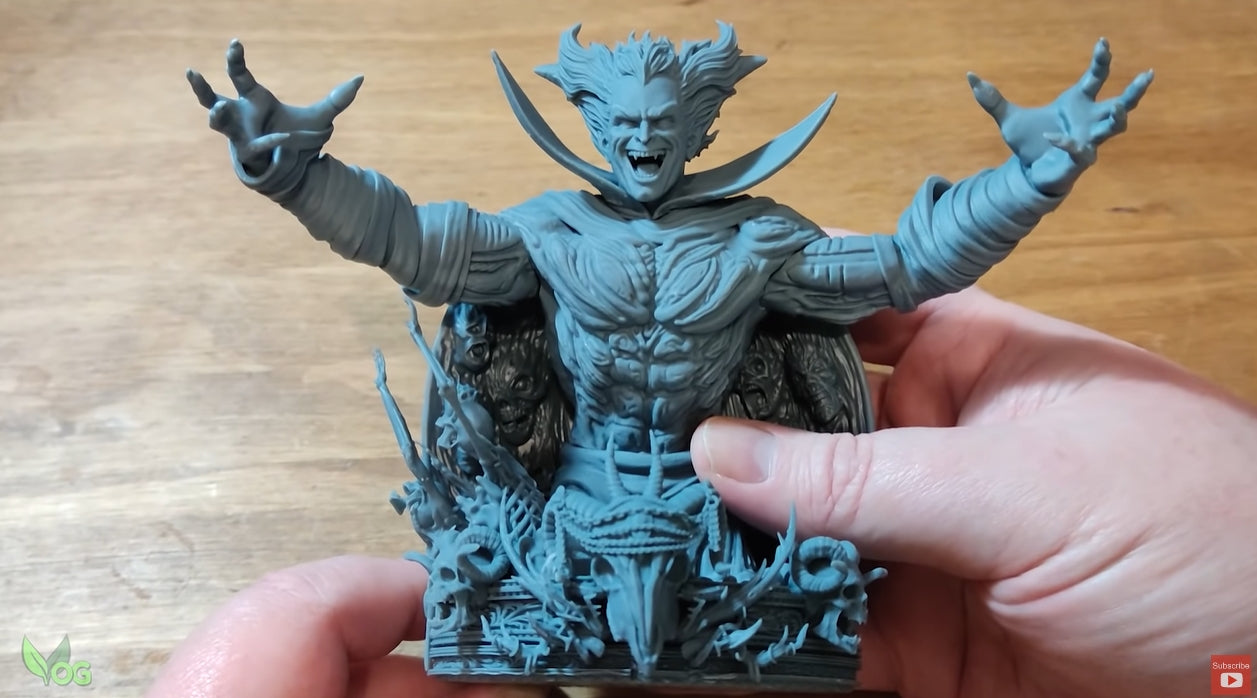 The final Mephisto printed with Aqua-Gray 8K Resin on Sonic Mini 8K