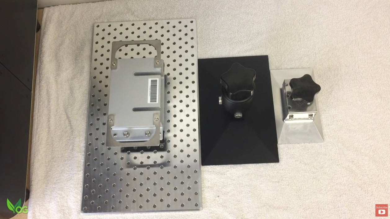 The size of Sonic Mega 8K Resin 3D Printer building plate compared to others