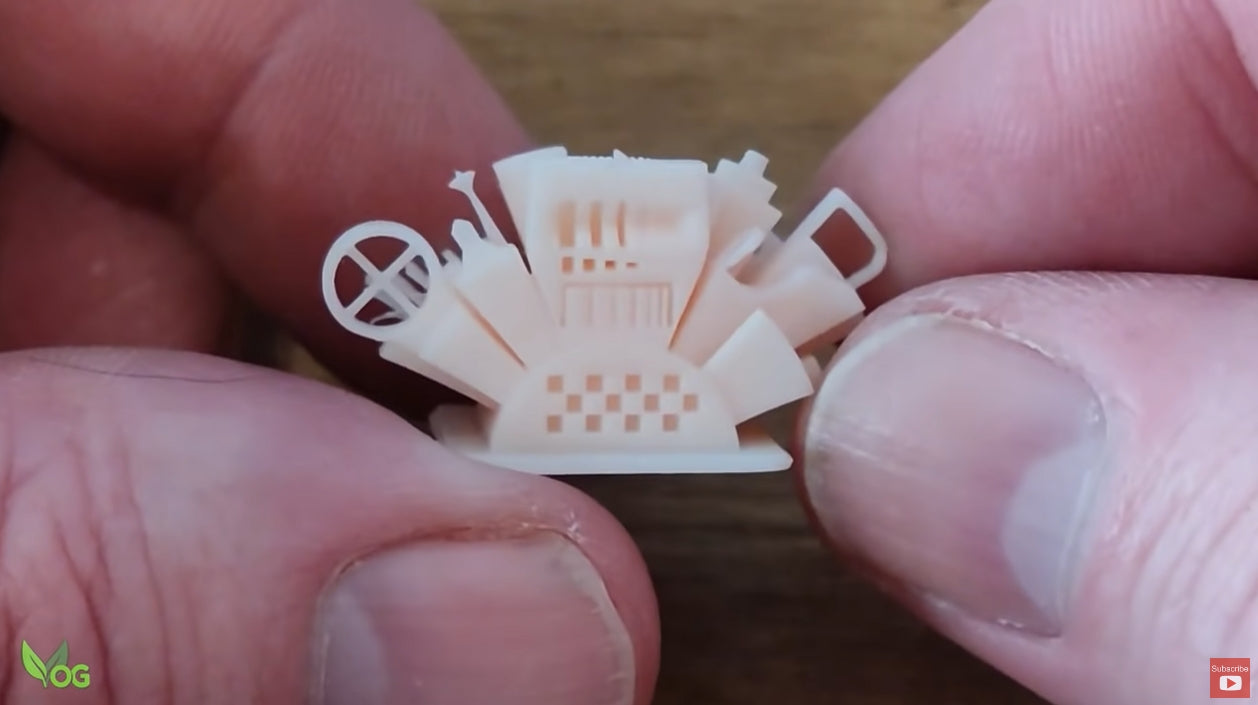 AmeraLabs Townprint Test printed with Aqua-Ivory 4K