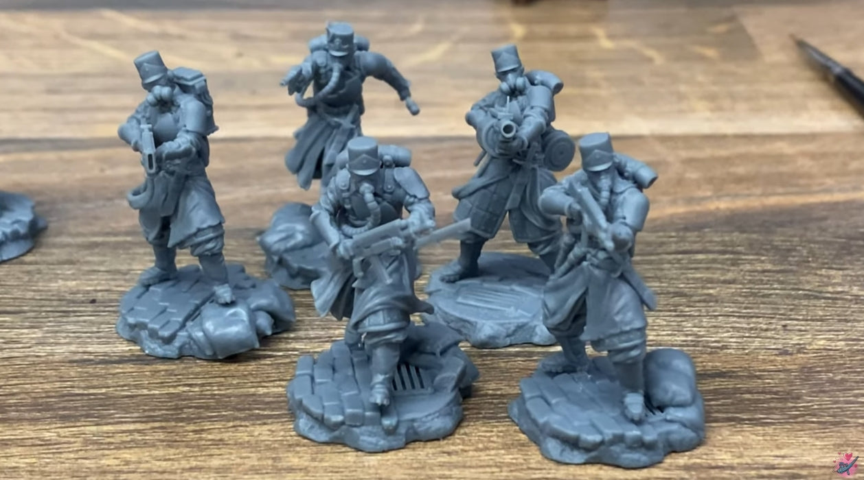 Models printed in Sonic Mighty 8K