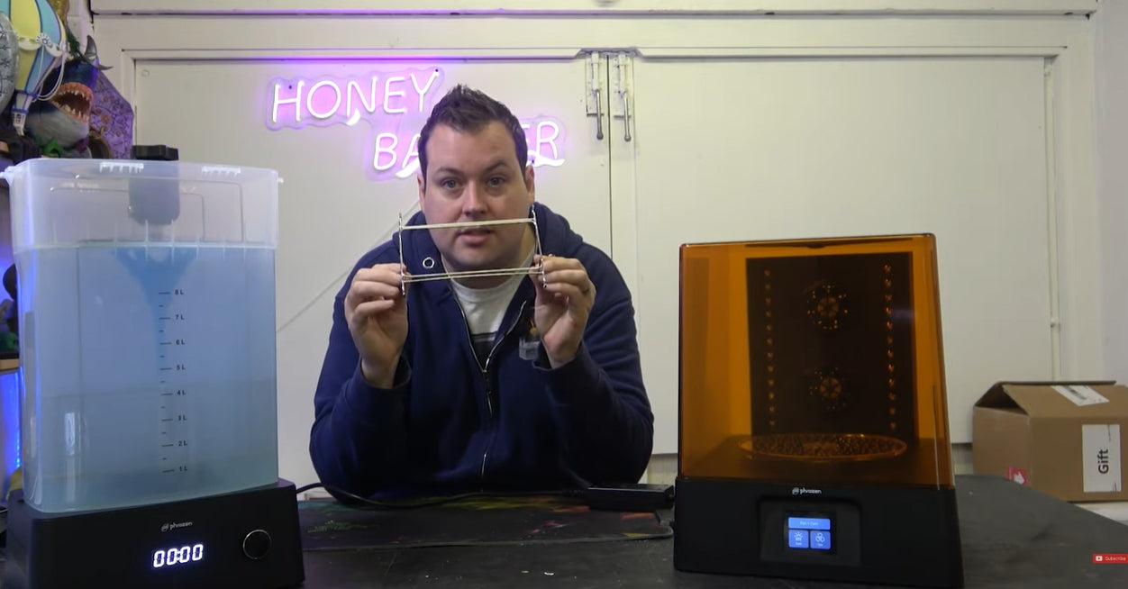 Wash & Cure Kitで小型3Dプリンターに使用する延長ラック