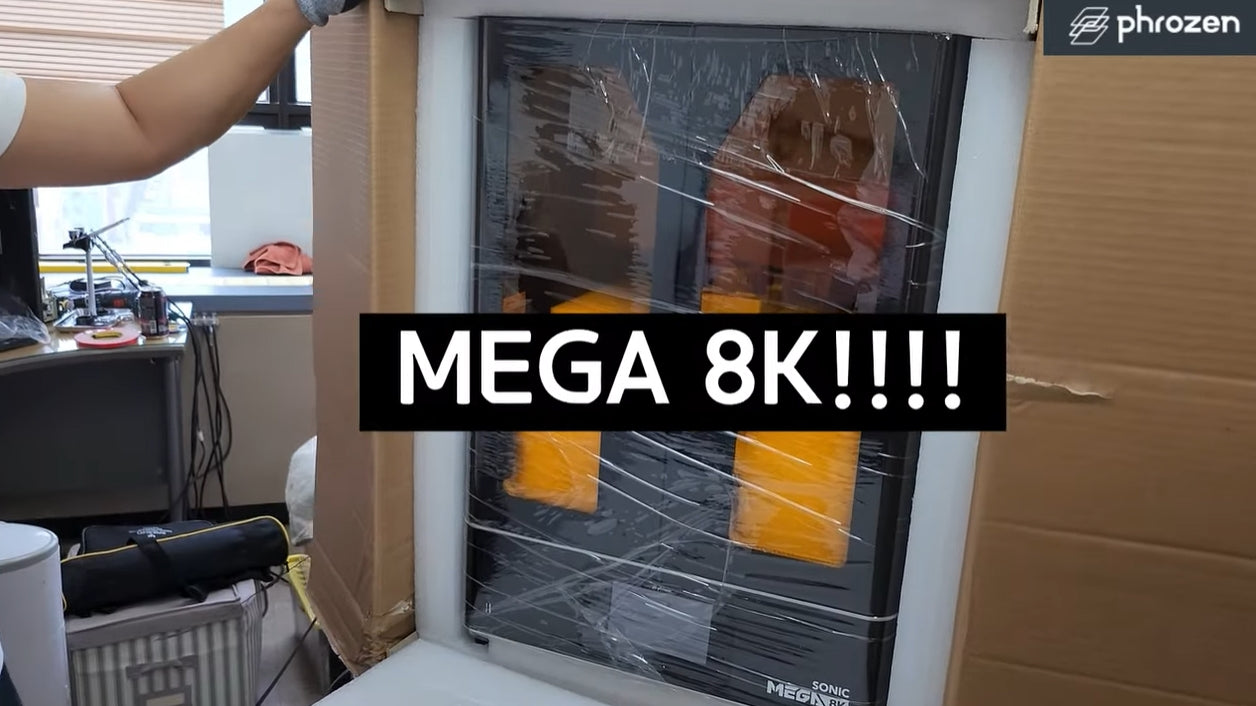 Unboxing the Sonic Mega 8K, the largest resin 3D printer