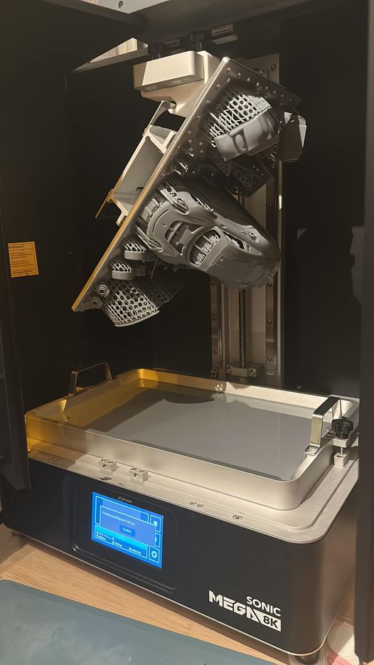 large 3D printed car models