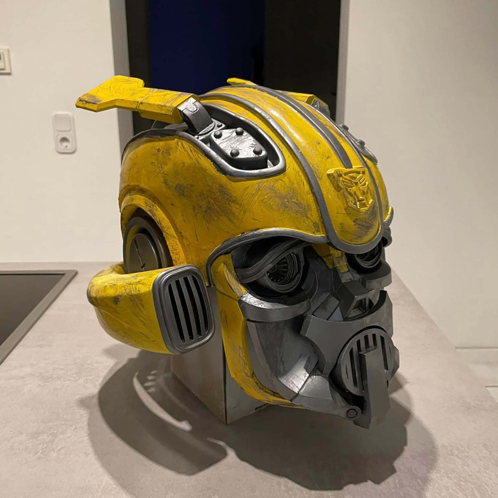 Bumblebee Helmet printed by Sonic Mega 8K