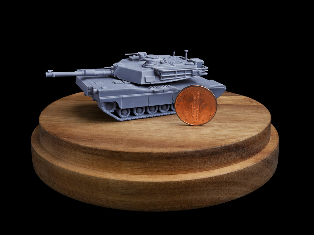 3D Printed M1 Abrams Tank Model using Aqua-Gray 8K Resin