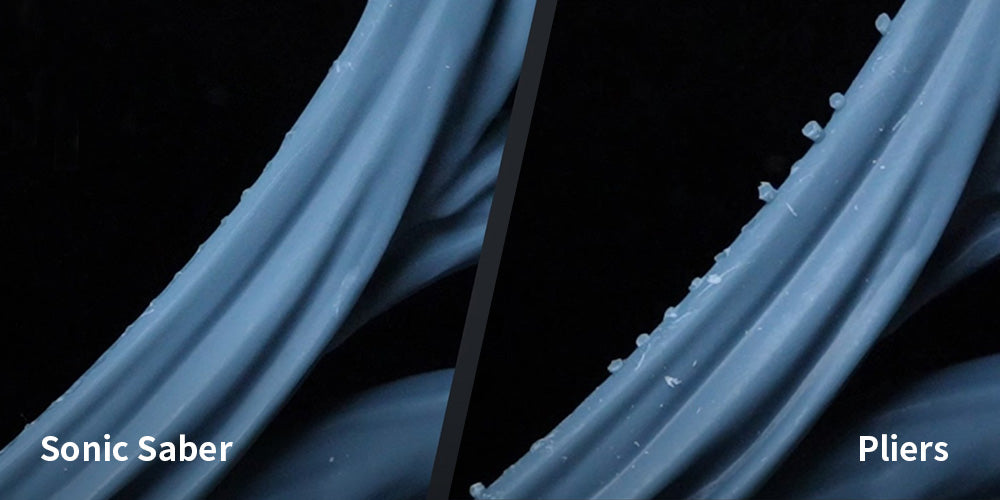 Cleanly remove supports from 3D printing with Sonic Saber