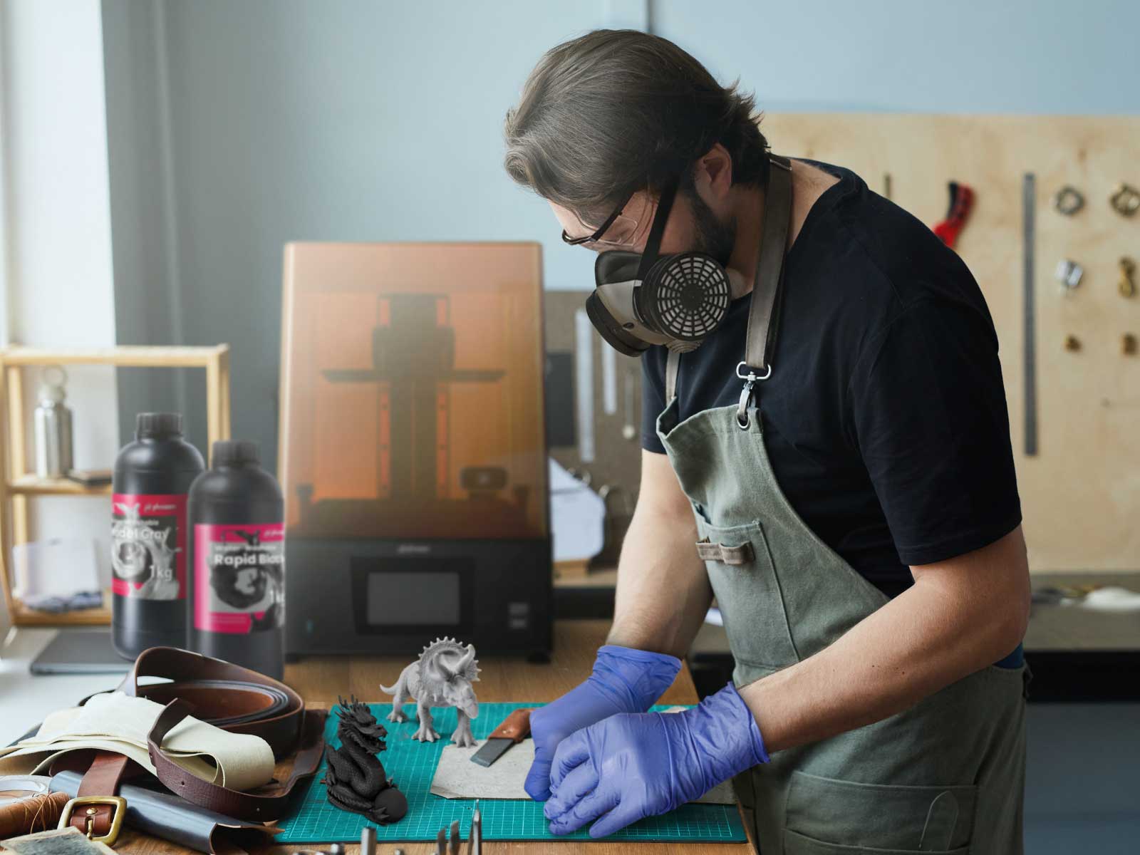 Resin 3D printing safety equipment