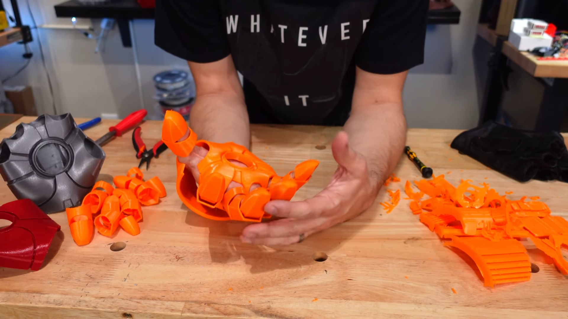 Checking if your fingers fit the model