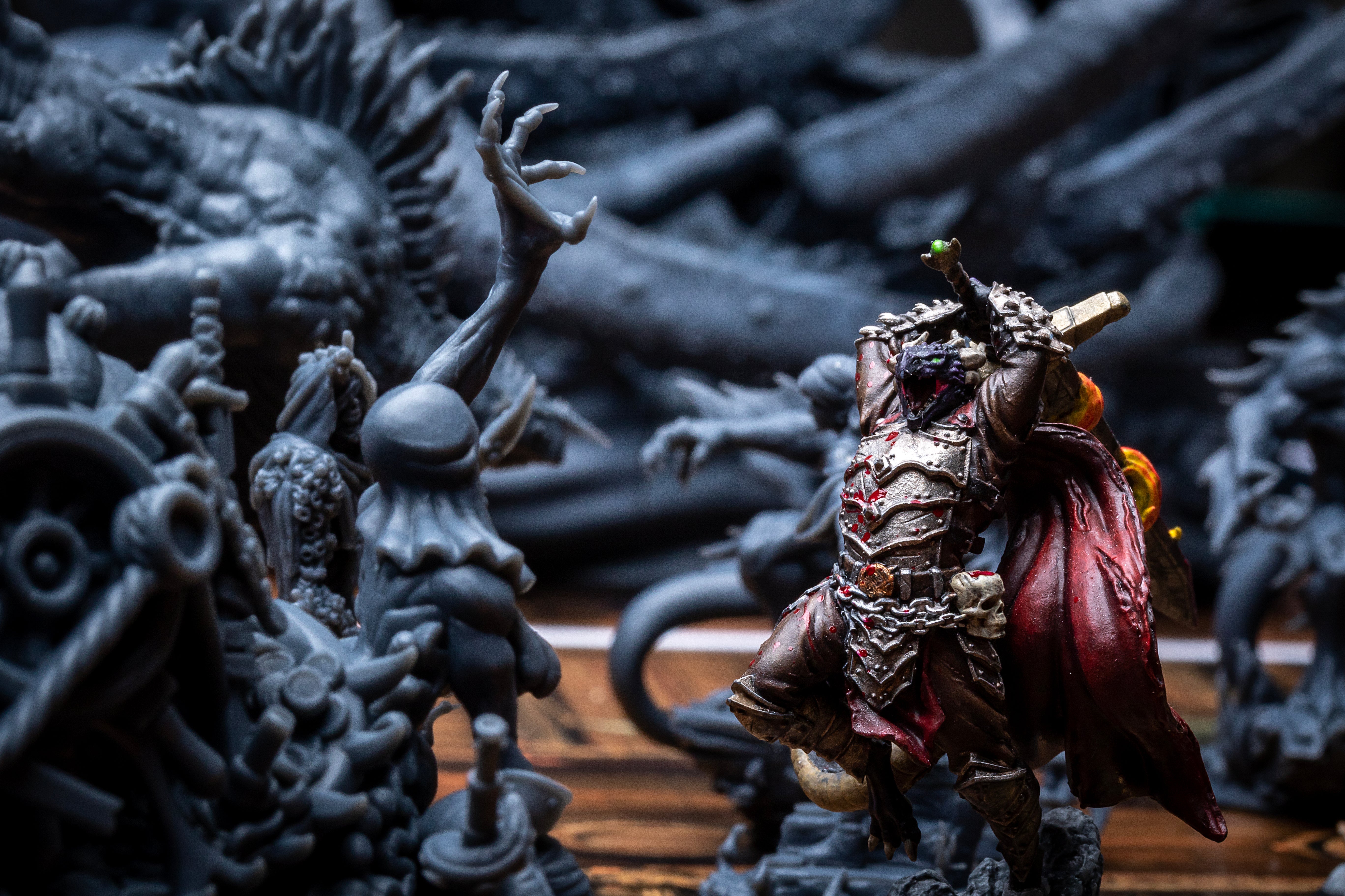 Lou's resin printing and painting results