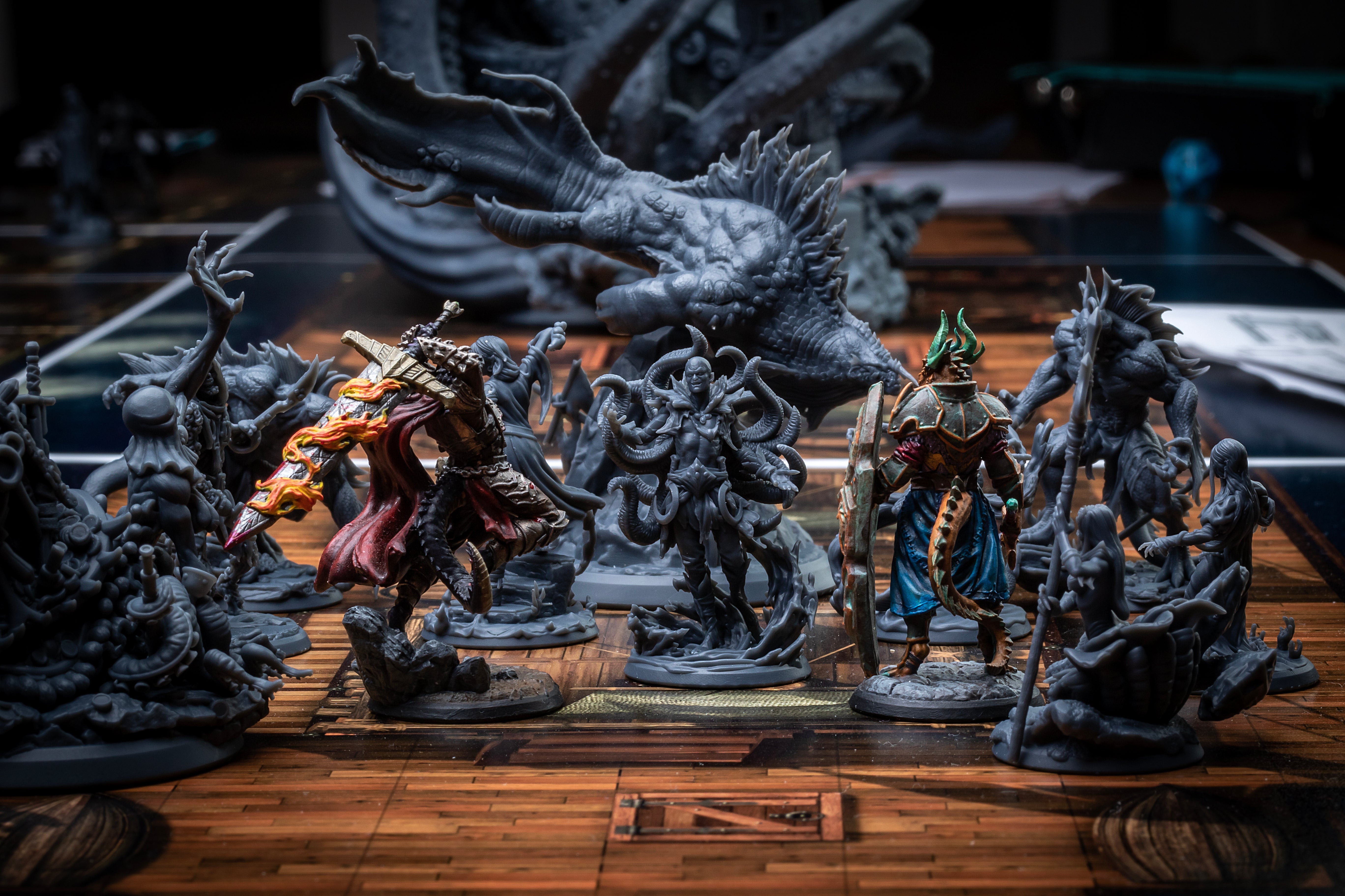 Luther Caudle's Dungeon and Dragons set up
