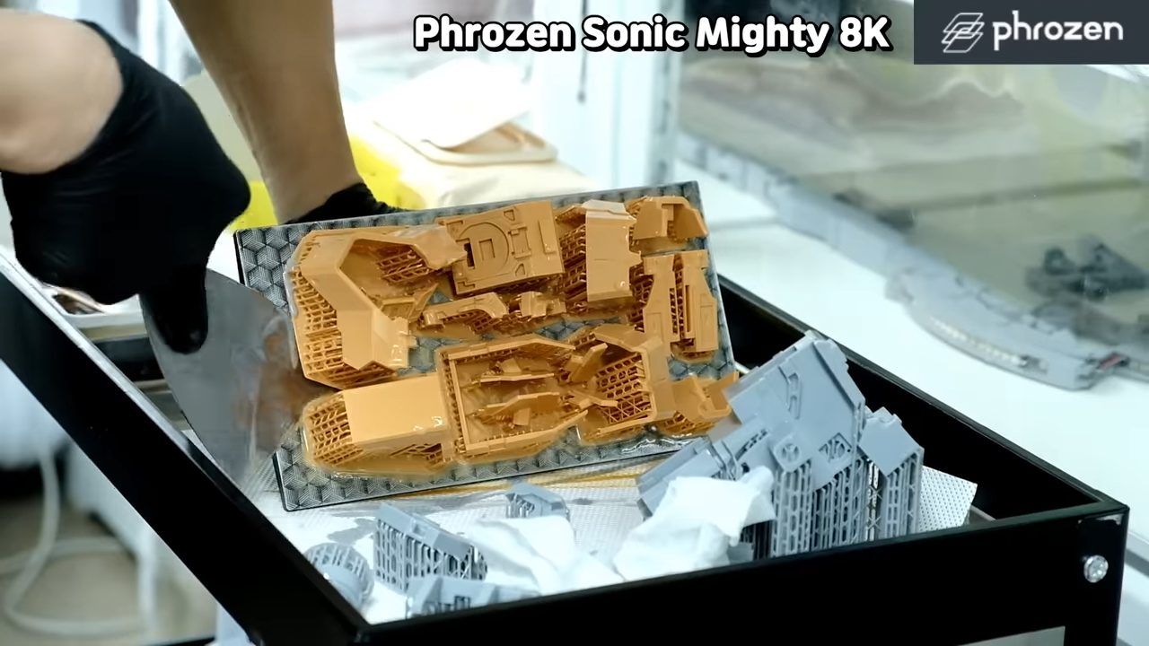 3D printed parts for gundam model