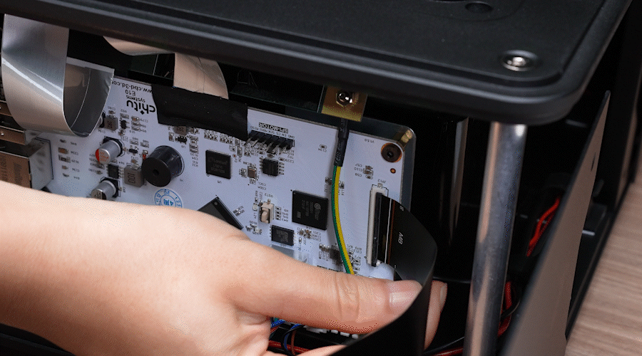 Unclip the buckle
