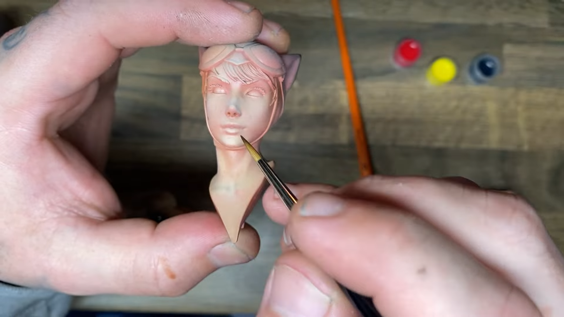 3Dプリントモデルの塗装