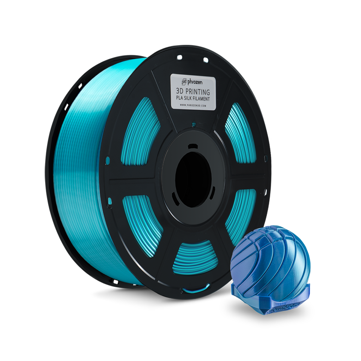 Silk PLA Filament Blue Spirit