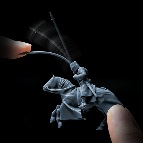 A picture showing the flexibility of Phrozen RPG Resin