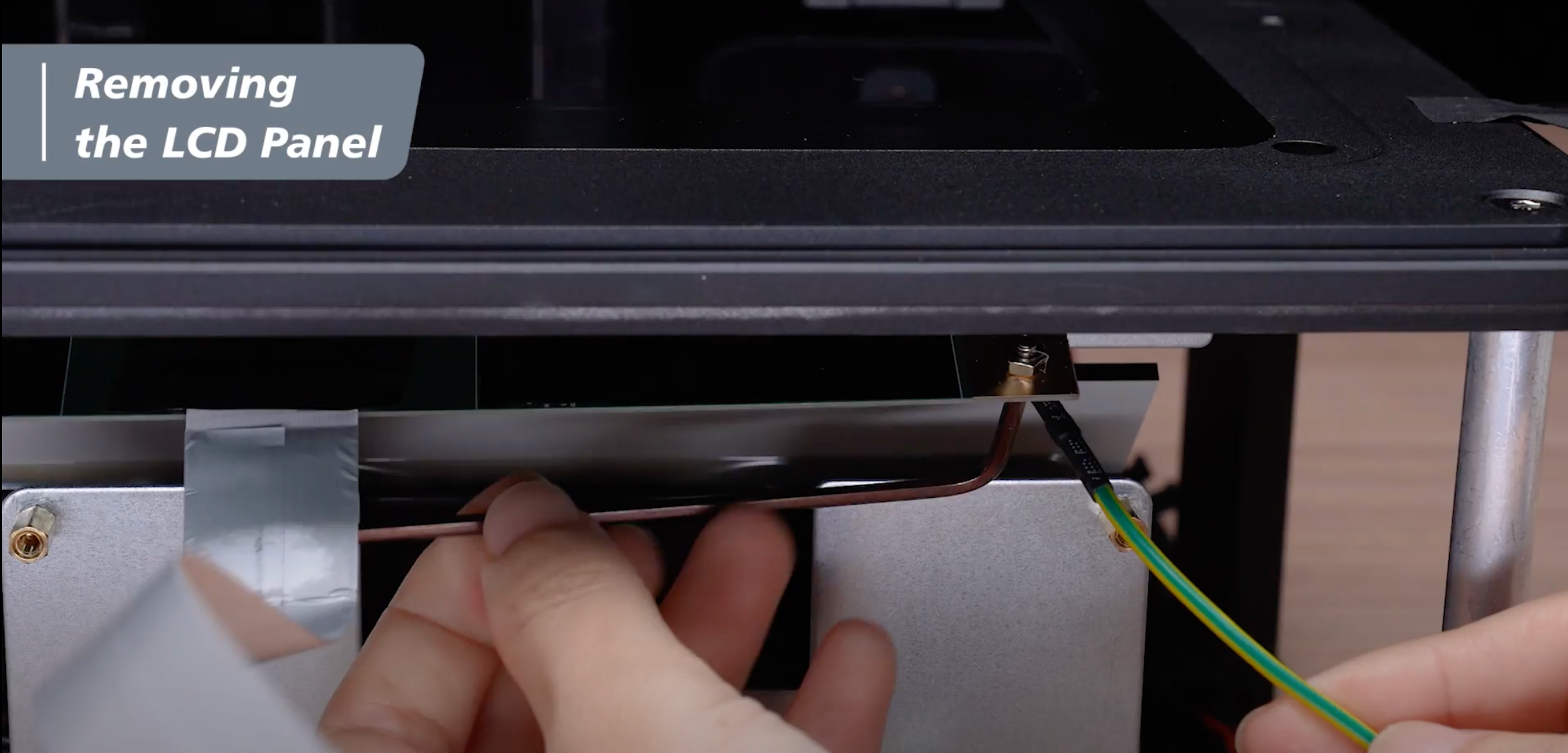 Remove ground wire