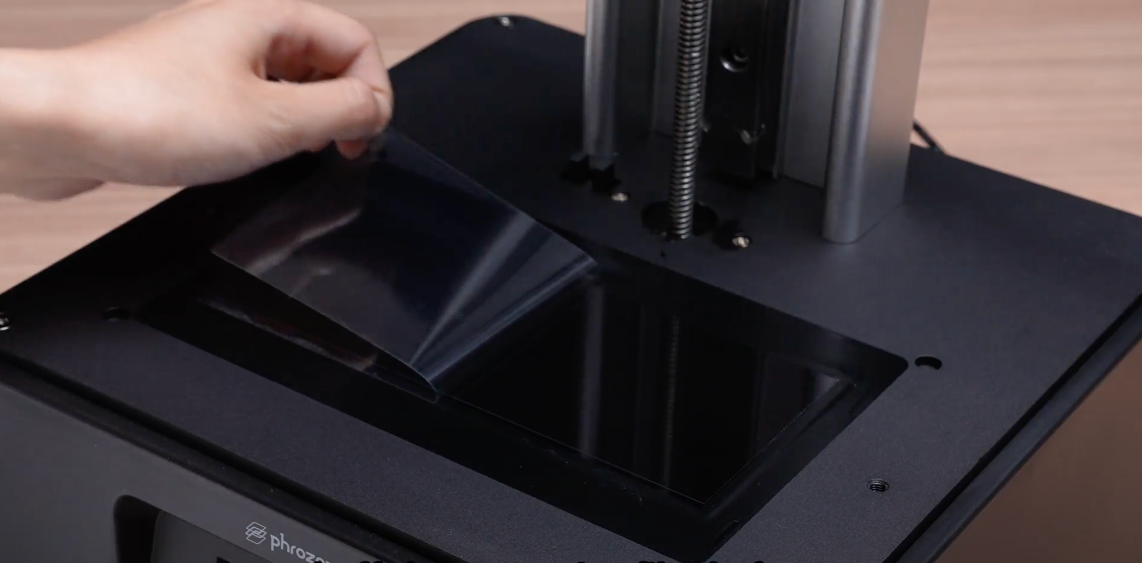 Peel the protector film