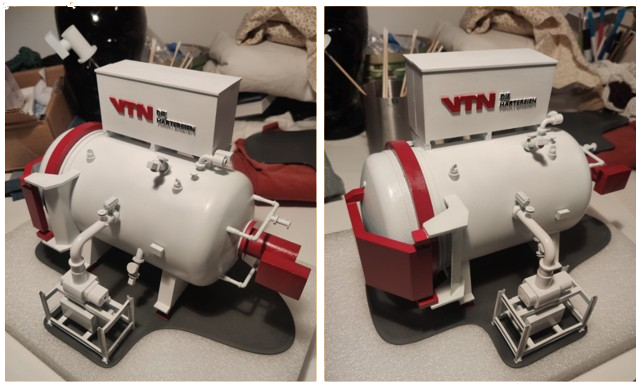resin 3d printed engineering model