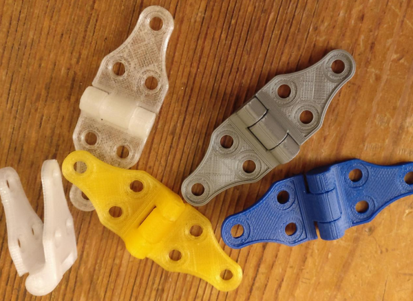 Cool 3D printed stuff functional hinges designed to print without assembly, ideal for practical and custom projects.
