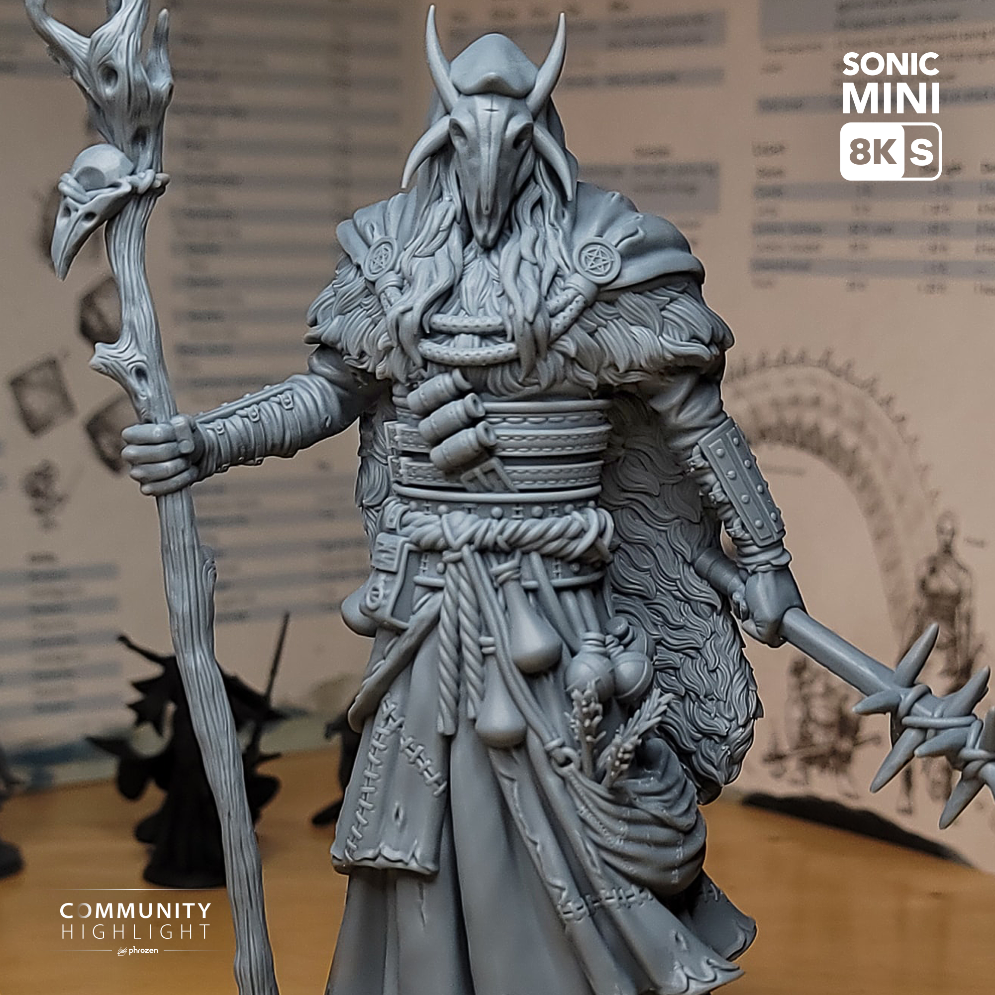Occult Herbmaster miniatures