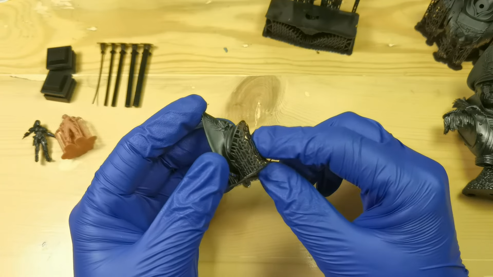 Onyx Impact Plus resin is flexible before post-curing