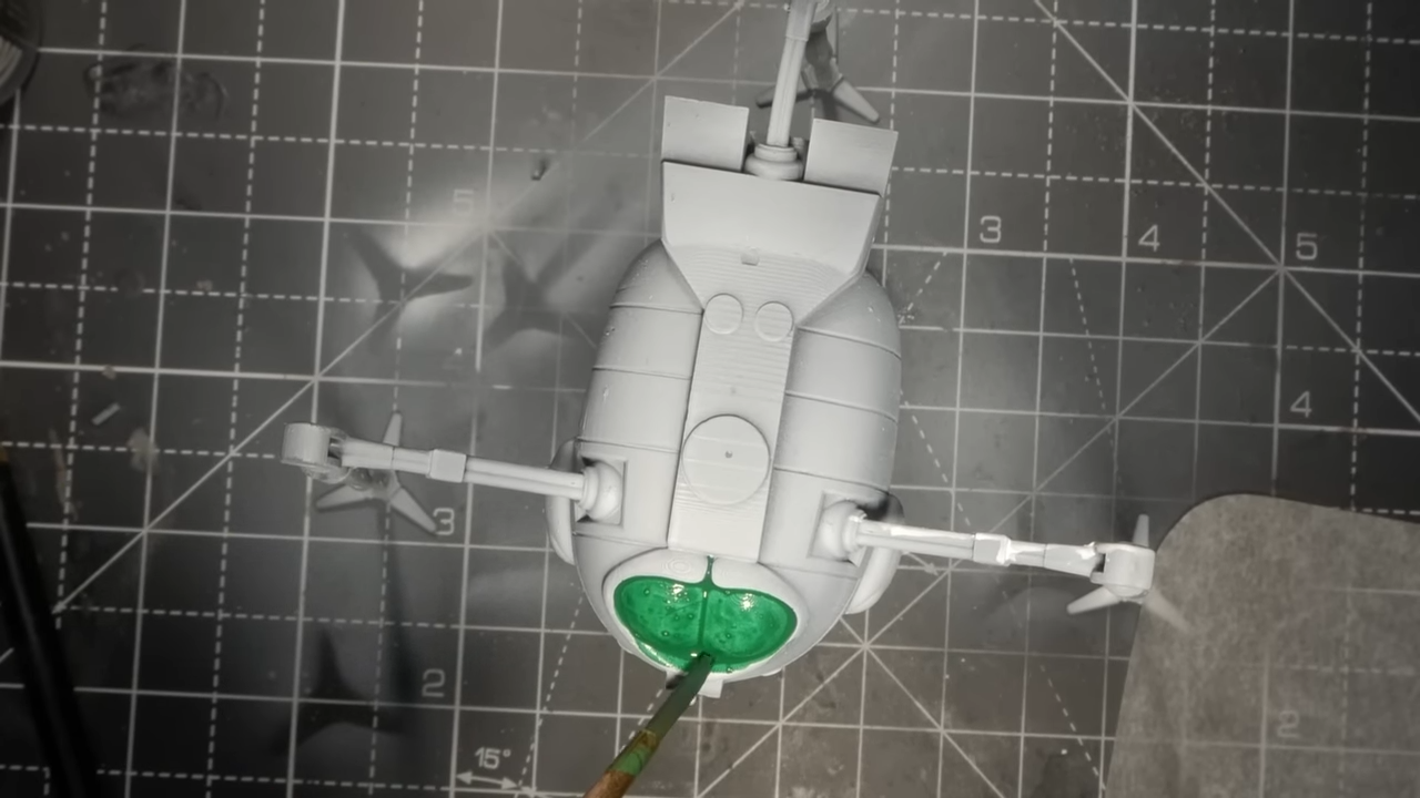 Painting the martians spaceship