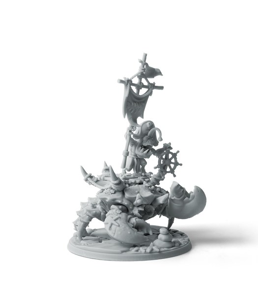 A 3D model printed using the Water Washable Tough Resin
