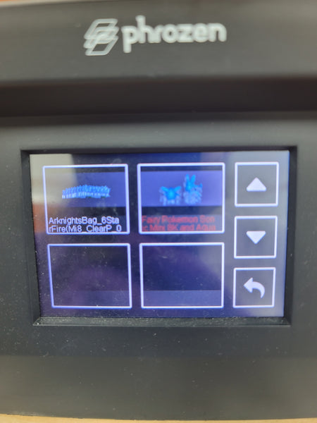 顯示 Sonic Mini 8K 功能的畫面,示範如何使用 3D 列印機