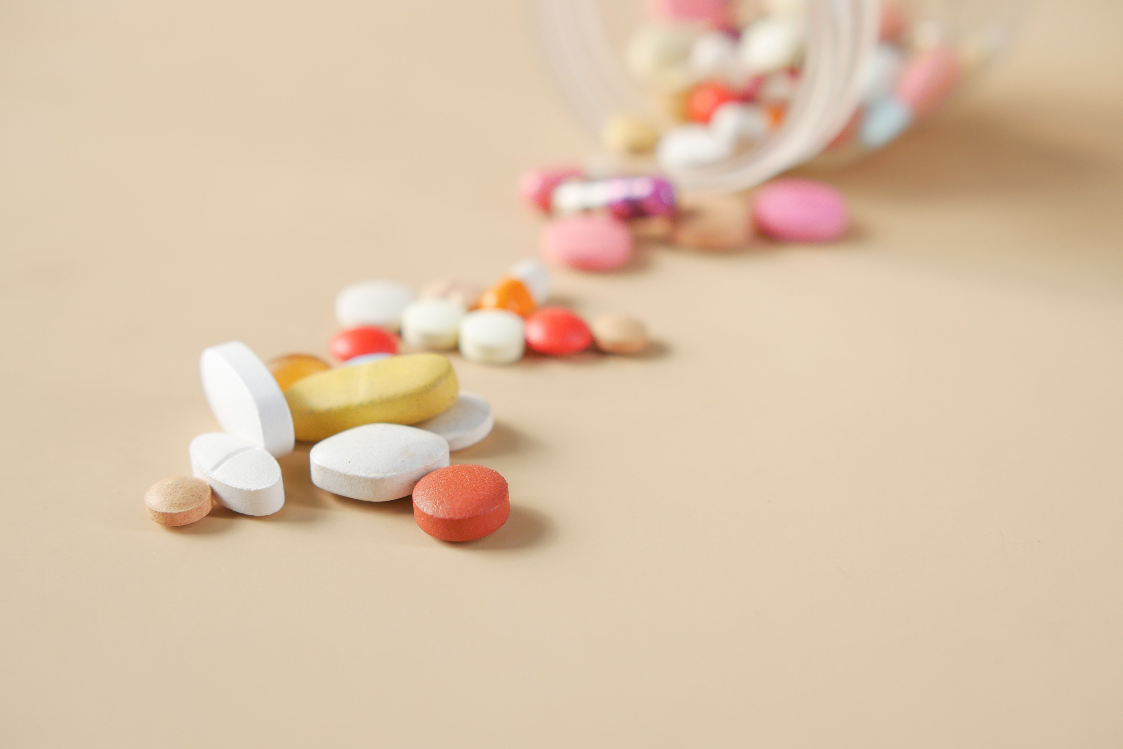 various pills and medicine