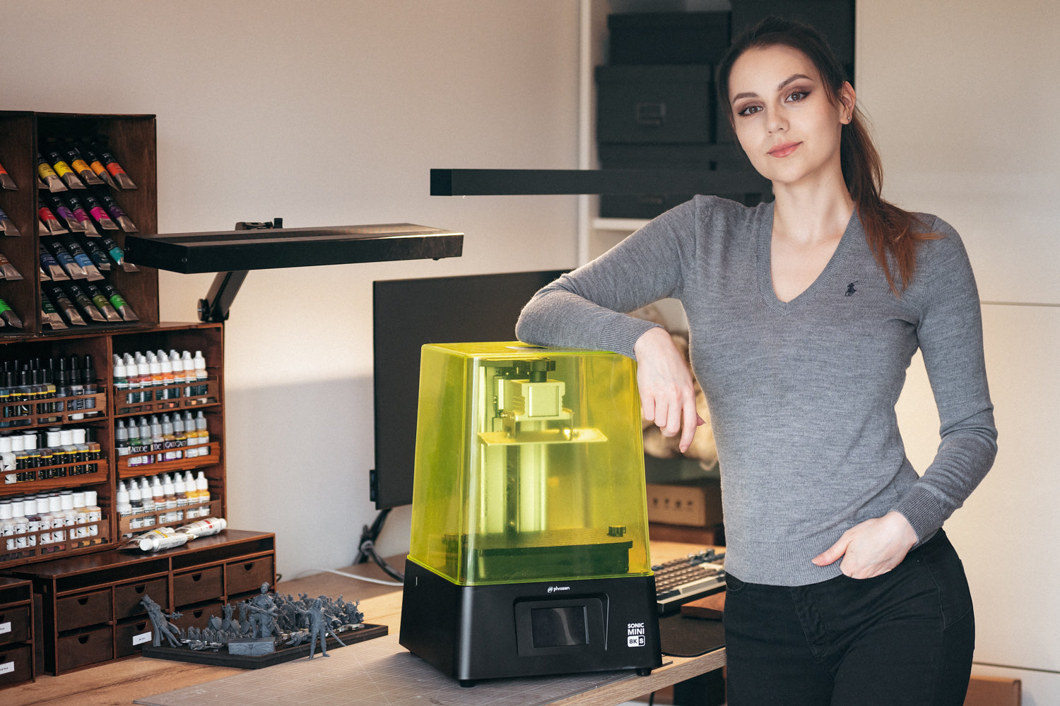 Maria with her Sonic Mini 8K S