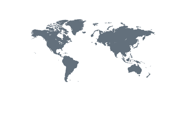 Europe, Middle East, and Africa region icon with highlighted world map.